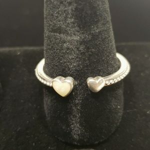Pandora Double Heart Ring